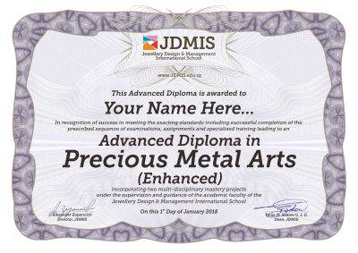 Advanced Precious Metal Arts Diploma