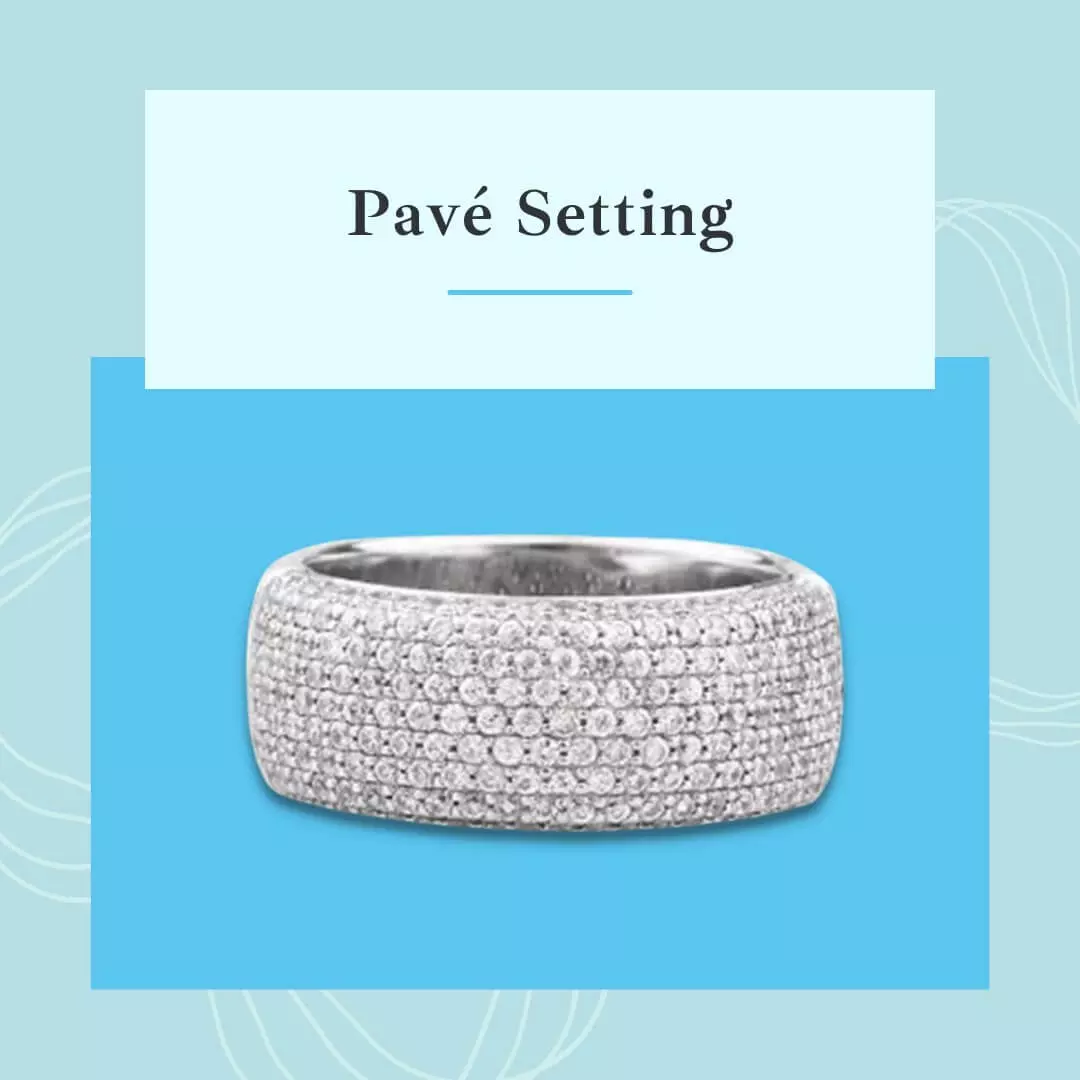 Bezel setting in a ring