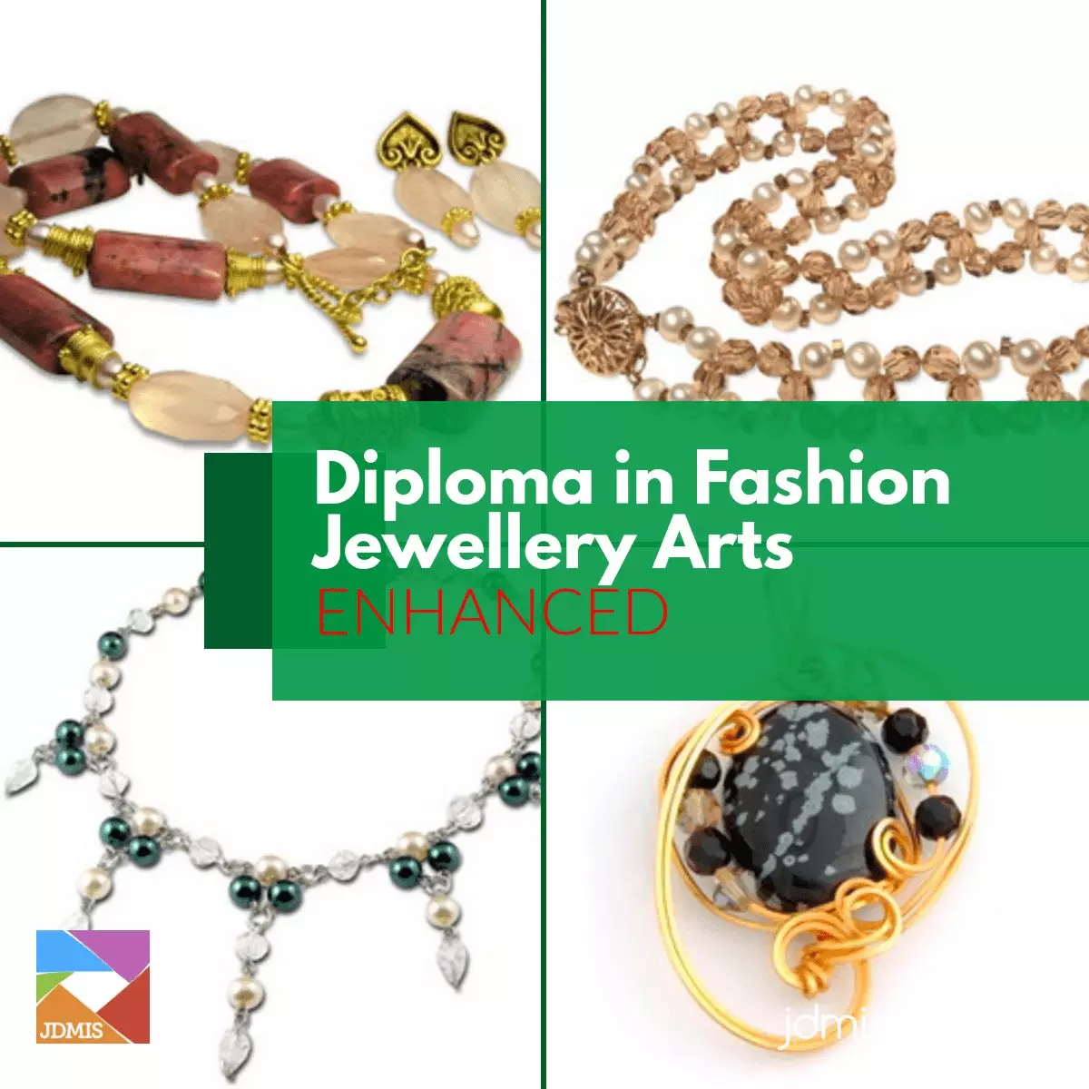 The fastest way to creating high quality, fashionable jewellery is by knowing what materials and pre-fabricated components to select and how to assemble...
